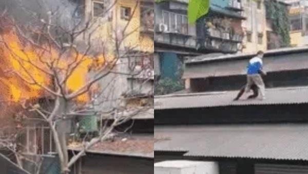'Người hùng' cứu sống bé gái trong ngôi nhà cháy dữ dội ở Hà Nội