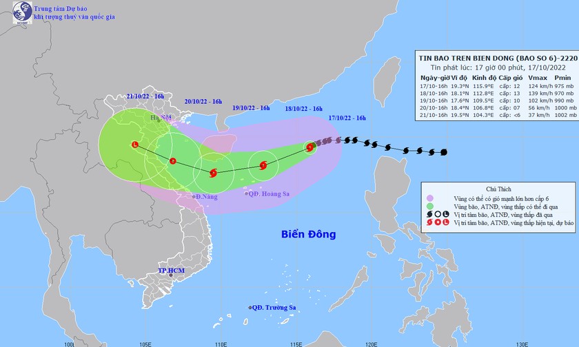 Bình Định tập trung ứng phó với bão số 6 trên địa bàn tỉnh