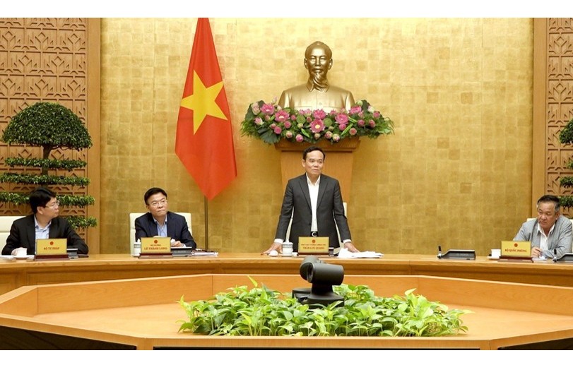 Phó Thủ tướng Chính phủ Trần Lưu Quang - Chủ tịch Hội đồng phối hợp PBGDPL Trung ương kết luận Phiên họp.