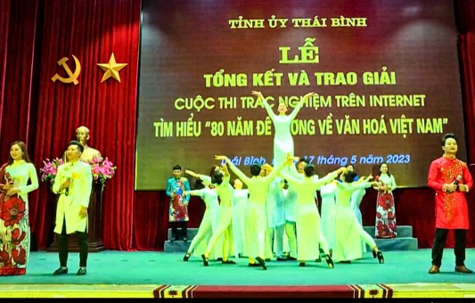 Thái Bình trao giải cuộc thi tìm hiểu '80 năm Đề cương về văn hóa Việt Nam'