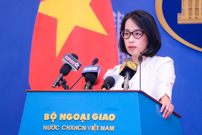 Phó Phát Ngôn Bộ Ngoại giao Việt Nam Phạm Thu Hằng.