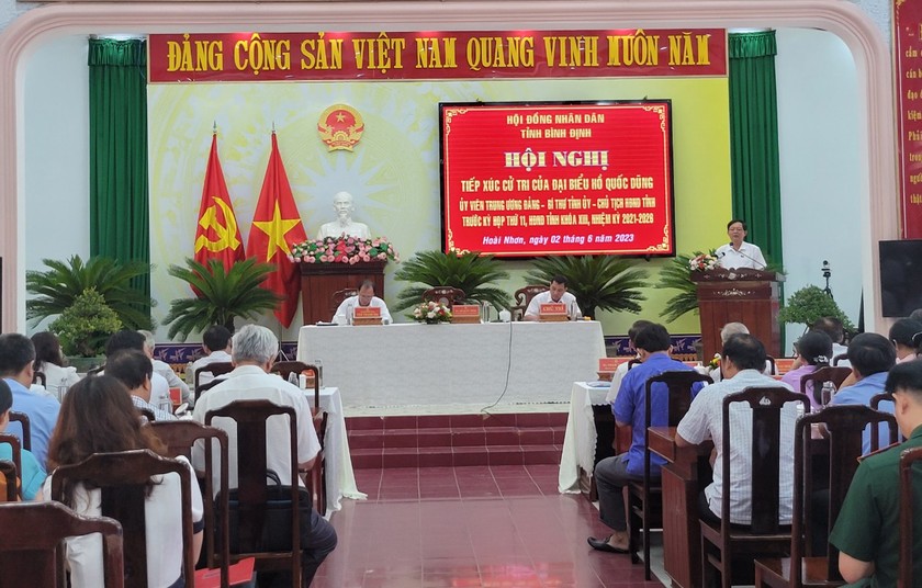 Bí thư Tỉnh ủy Bình Định 'giải tỏa' lo lắng cho cử tri Thị xã Hoài Nhơn