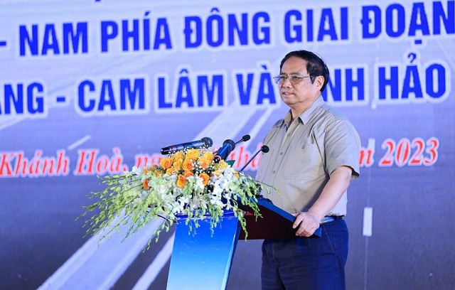 Thủ tướng Phạm Minh Chính dự khánh thành cao tốc đoạn Nha Trang - Cam Lâm và Vĩnh Hảo - Phan Thiết