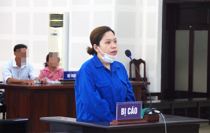 Bị cáo Phạm Trịnh Sanh Hòa tại phiên tòa. 