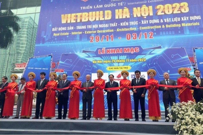 Triển lãm Quốc tế Vietbuild Hà Nội 2023 lần thứ ba chính thức khai mạc sáng 29/11/2023