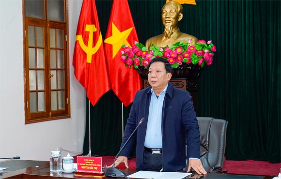 Phó Chủ tịch UBND TP Nguyễn Đức Thọ phát biểu tại cuộc họp