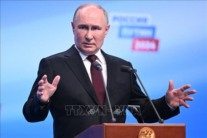 Tổng Bí thư Nguyễn Phú Trọng gửi Thư chúc mừng ông Vladimir Putin được bầu lại làm Tổng thống Liên bang Nga