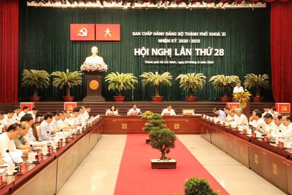 Hội nghị Ban Chấp hành Đảng bộ TP HCM lần thứ 28 khóa XI.