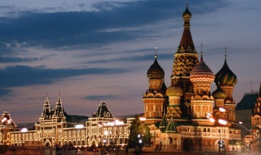 Quảng trường Đỏ ở thủ đô Moscow, Nga. Ảnh: picsfair