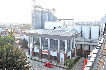 Một góc nhà máy sản xuất bia của Tập đoàn Hương Sen