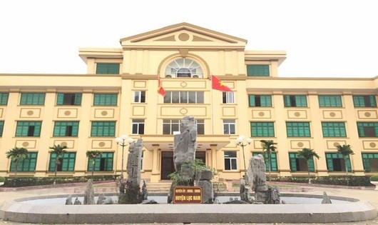 UBND huyện Lục Nam, tỉnh Bắc Giang (Nguồn: Internet).