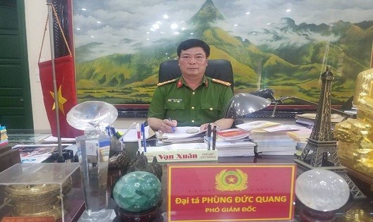Đại tá Phùng Đức Quang - Phó Giám đốc Công an tỉnh Phú Thọ.