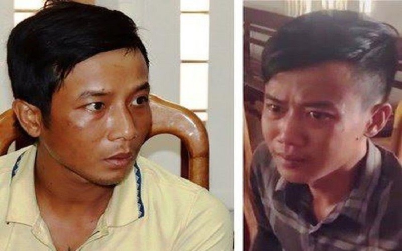 2 anh em Vinh và Việt bị cơ quan Công an bắt giữ.