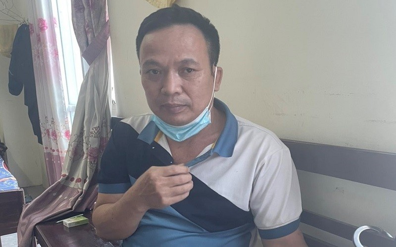 Đối tượng Nguyễn Văn Nam bị cơ quan Công an bắt giữ (Ảnh: CA Bắc Giang).