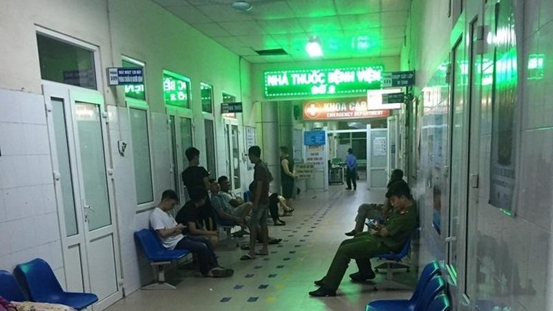 Khoa cấp cứu, Bệnh viện đa khoa tỉnh Hải Dương, nơi vợ chồng anh Thiệp điều trị
