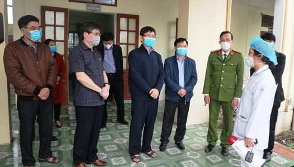 Phó Chủ tịch UBND tỉnh Hải Dương kiểm tra dịch bệnh tại huyện Thanh Miện