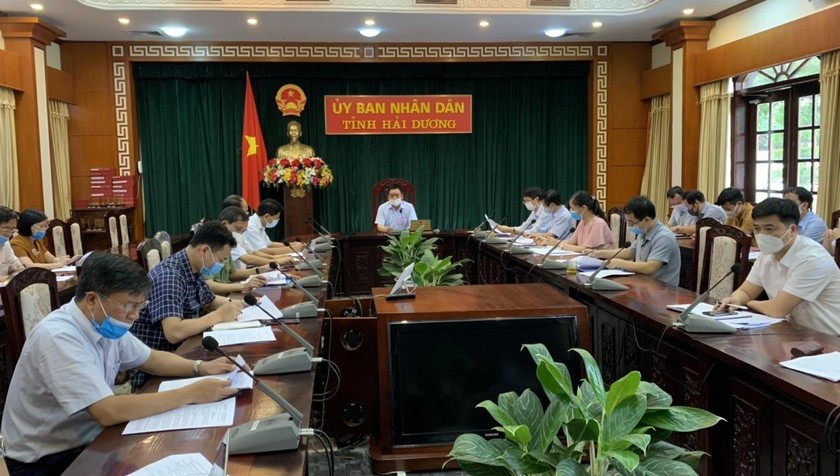 Cuộc họp chiều ngày 10/5 của UBND tỉnh Hải Dương