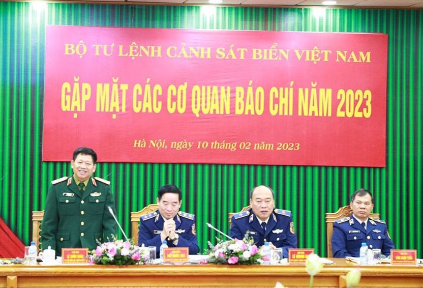 BTL Cảnh sát biển Việt Nam tổ chức gặp mặt các cơ quan thông tấn, báo chí năm 2023.