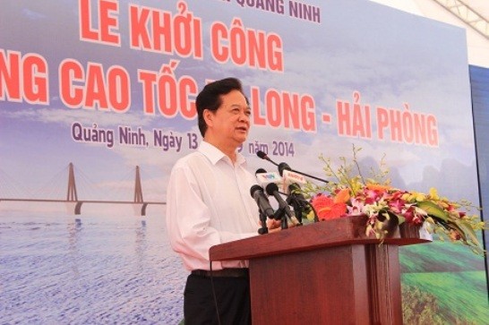 Thủ tướng chính thức phát lệnh khởi công đường cao tốc Hạ Long - Hải Phòng