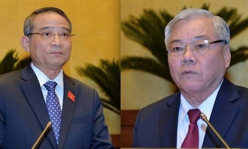 Quốc hội sẽ tiến hành miễn nhiệm chức danh Tổng Thanh tra Chính phủ đối với ông Phan Văn Sáu và Bộ trưởng Bộ GTVT đối với ông Trương Quang Nghĩa