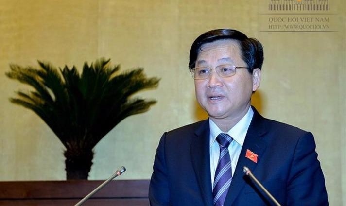 Tổng thanh tra Chính phủ Lê Minh Khái trình bày Tờ trình Dự án sửa đổi bổ sung Luật phòng chống tham nhũng