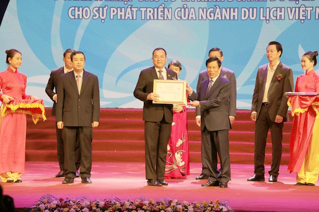 Tập đoàn khách sạn Mường Thanh dành giải thưởng :“Doanh nghiệp có nhiều đóng góp nhất cho ngành du lịch Việt Nam“