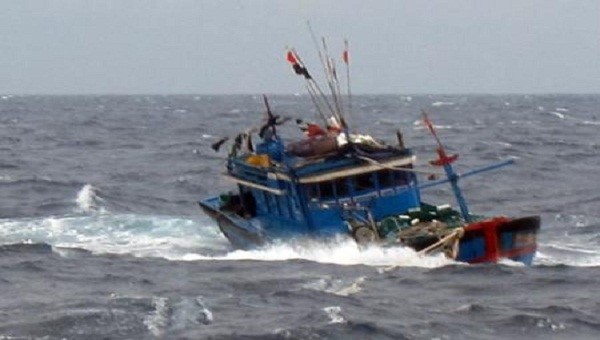 Đắm tàu ở Vân Đồn, ba người một nhà rơi xuống biển