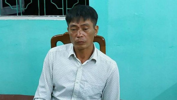 Đối tượng Lam Văn Đồng tại cơ quan điều tra.