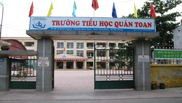 Trường tiểu học Quán Toan, nơi xảy ra sự việc