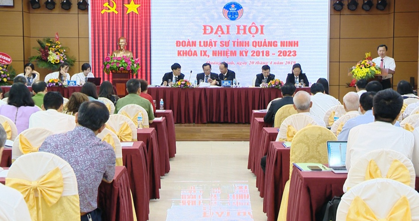  Đại hội đoàn luật sư tỉnh Quảng Ninh khóa IX (2018-2023).