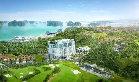 Phối cảnh chung của FLC Grand Hotel Hạ Long