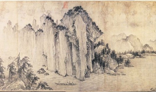 Xích Bích đồ của họa sĩ Vũ Nguyên Trực thời nhà Kim (1115-1234). Niên đại khoảng 1190-1196