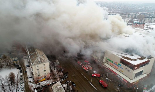 Vụ hỏa hoạn bùng phát tại Trung tâm thương mại được hoán cải từ một xưởng bánh kẹo