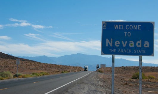  Tam giác Nevada là khu vực sa mạc hoang vu.