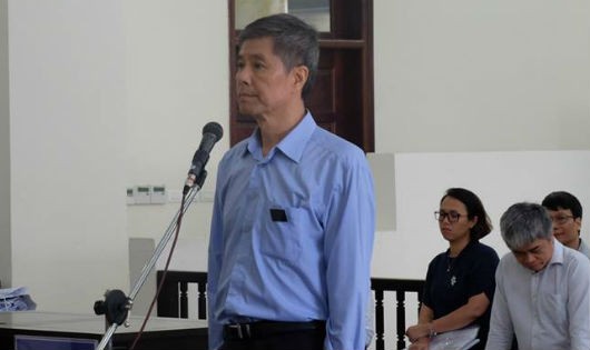 Bị cáo Vũ Khánh Trường tại tòa
