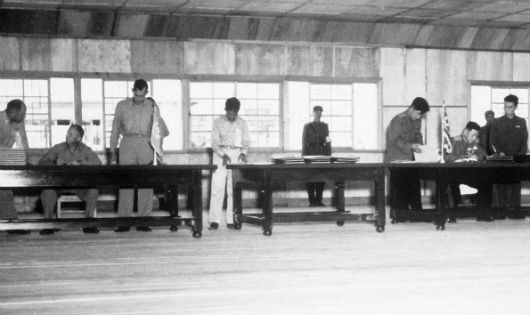 Lễ ký kết tại Bàn Môn Điếm năm 1953