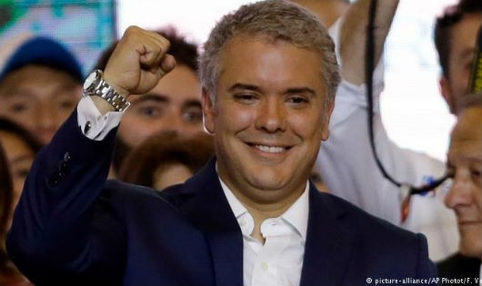 Tổng thống đắc cử của Colombia.