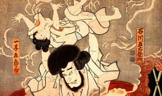 Ninja huyền thoại của Nhật cứu con trai trong vạc nước sôi qua phác họa dân gian.