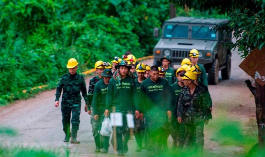 Thái Lan đã tập trung toàn lực vào cuộc giải cứu Tham Luang 