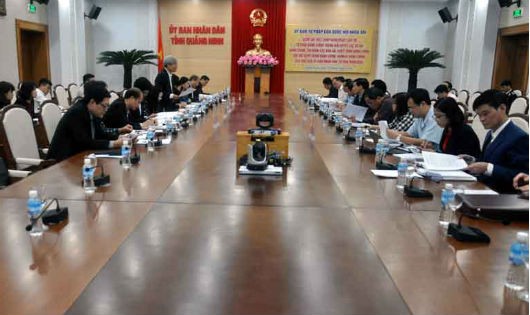 Một buổi giám sát việc chấp hành pháp luật về tố tụng hành chính tại Quảng Ninh