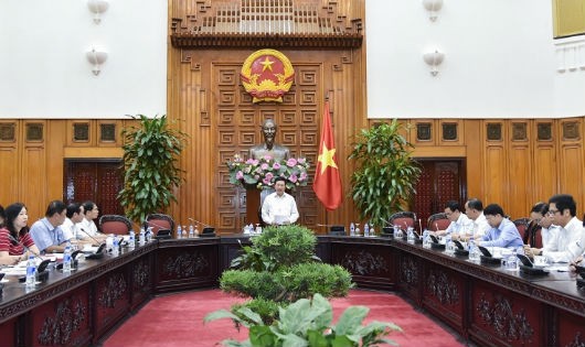 Phó Thủ tướng Phạm Bình Minh chủ trì cuộc họp với các Bộ, ngành liên quan về công tác chuẩn bị, tổ chức Hội nghị Diễn đàn Kinh tế thế giới về ASEAN 