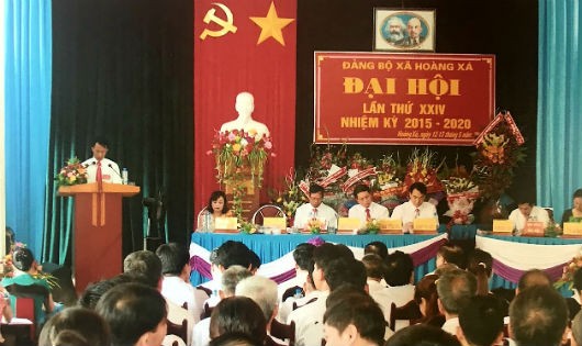 Đảng bộ xã Hoàng Xá đại hội lần thứ XXIV nhiệm kỳ 2015-2020