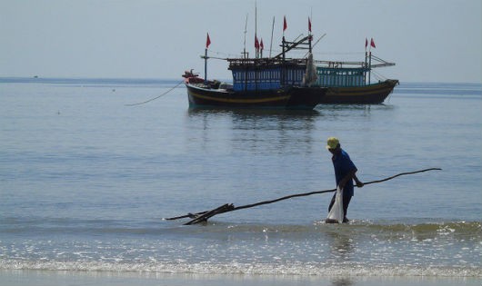 Vùng biển Quảng Bình bị ảnh hưởng trong sự cố môi trường năm 2016