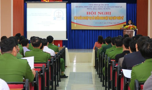 Tập huấn nghiệp vụ Trợ giúp pháp lý năm 2017 ở Quảng Bình