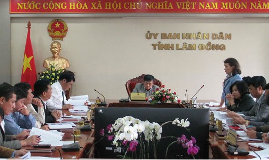 Chủ tịch UBND tỉnh Đoàn Văn Việt chủ trì cuộc họp về các hoạt động kỷ niệm Đà Lạt 125 năm