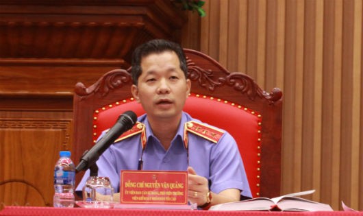 Tiến sĩ Nguyễn Văn Quảng, Phó Viện trưởng Viện kiểm sát nhân dân Tối cao.