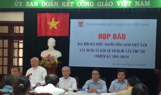 Họp báo Đại hội Đại biểu Người Công giáo Việt Nam xây dựng và bảo vệ Tổ quốc lần thứ VII, nhiệm kỳ 2018-2023