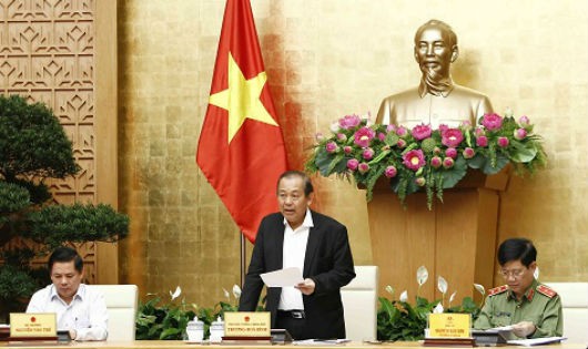 Phó Thủ tướng Thường trực Trương Hòa Bình phát biểu tại Hội nghị