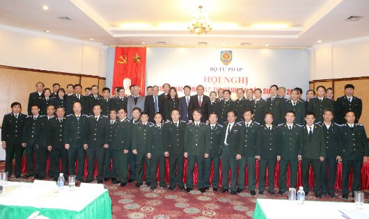 Phó Thủ tướng Thường trực Trương Hòa Bình và các đại biểu dự Hội nghị triển khai công tác THADS 2018.