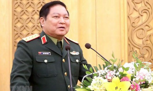 Đại tướng Ngô Xuân Lịch, Ủy viên Bộ Chính trị, Phó Bí thư Quân ủy Trung ương, Bộ trưởng Bộ Quốc phòng. Ảnh TTXVN
